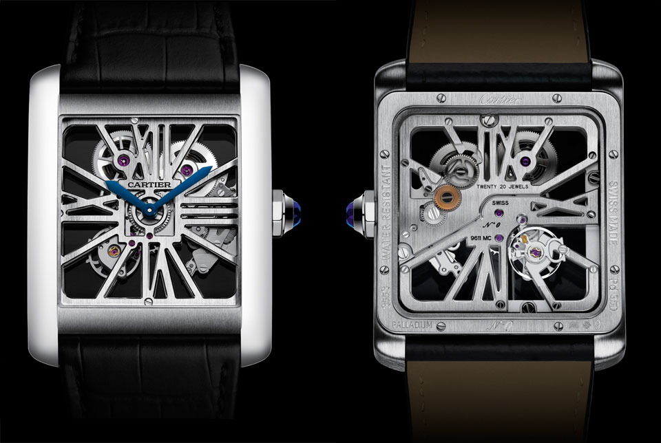 Cartier Tank MC Skeleton Palladium