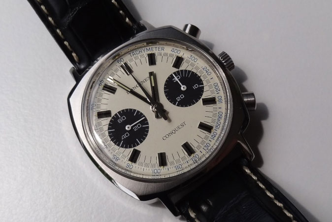 vintage Longines Conquest chronograph