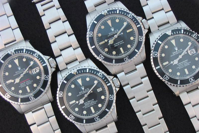 Rolex Submariners and Seadwellers