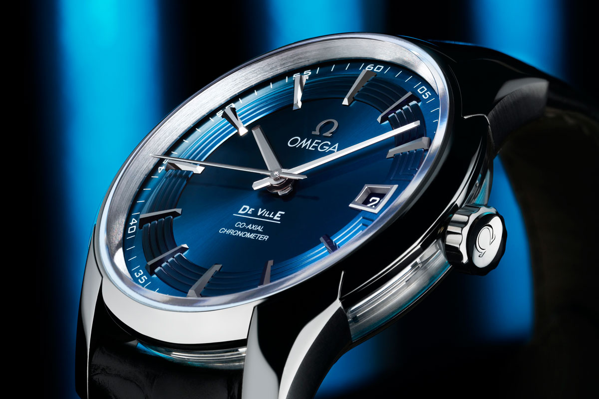 Omega DeVille Hour Vision Blue for Orbis 