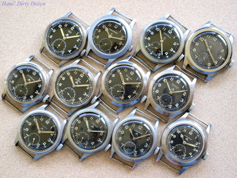 W.W.W. military watches collection