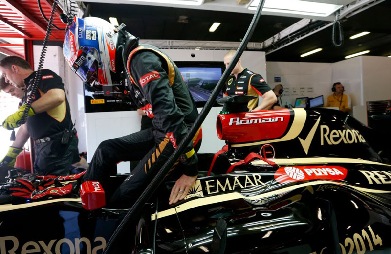 Romain Grosjean RM 011 Team Lotus F1