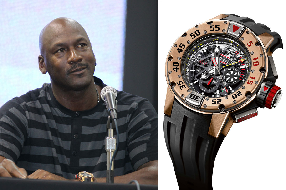 Michael Jordan with Richard Mille RM032