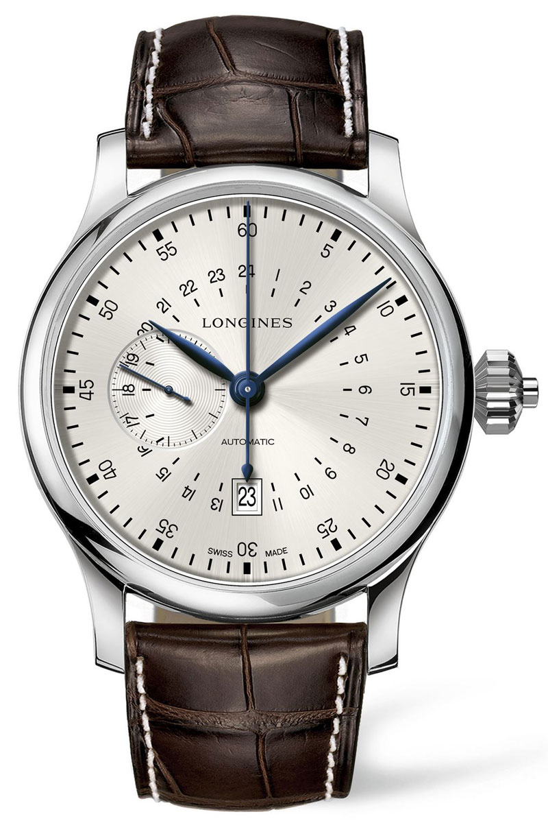 Longines 24-hour single pusher chronograph L2.797.4.73