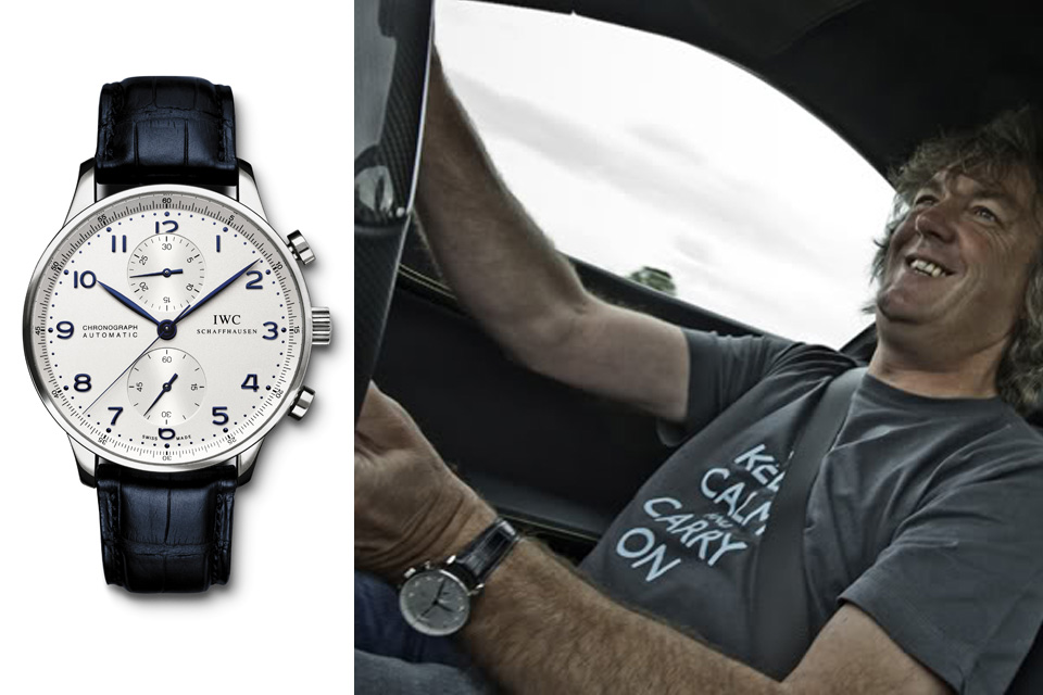 James May Iwc Portuguese chronograph