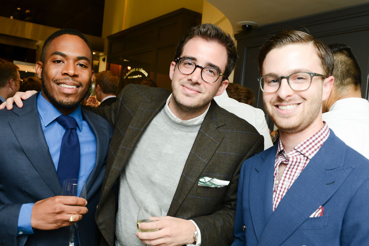 Kelly Jasper and Ben Clymer (team Hodinkee) and Stephen Pulveriant (Bloomberg)