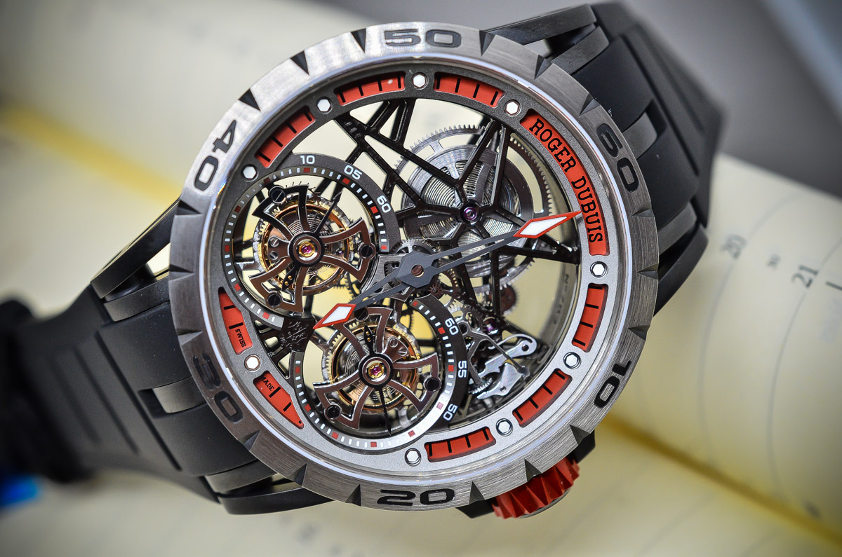 Roger Dubuis Excalibur Spider Skeleton Double Flying Tourbillon - 3