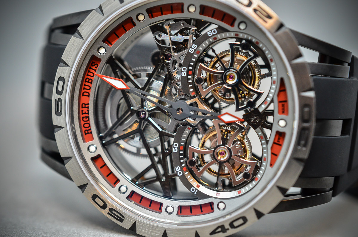 Roger Dubuis Excalibur Spider Skeleton Double Flying Tourbillon - 4