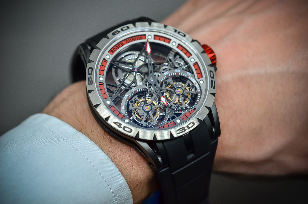 Roger Dubuis Excalibur Spider Skeleton Double Flying Tourbillon - 7