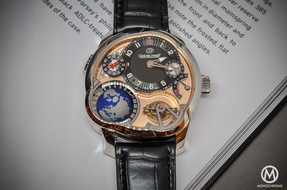 Greubel Forsey GMT Rose gold 5N movement Platinum case - cover