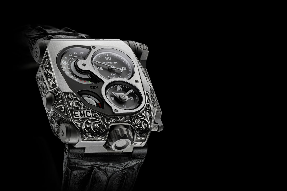 Urwerk EMC Pistol - unique engraved - cover