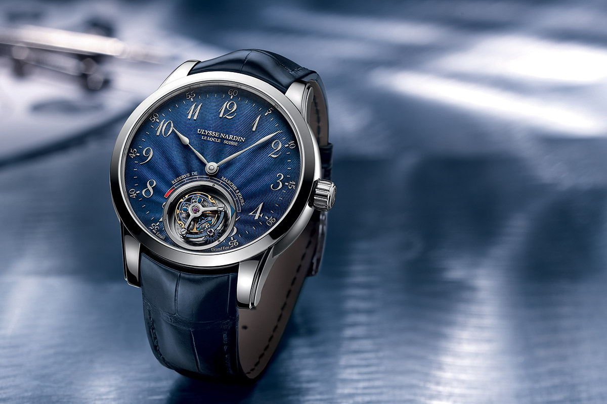 Ulysse Nardin Anchor Tourbillon Blue Enamel Dial