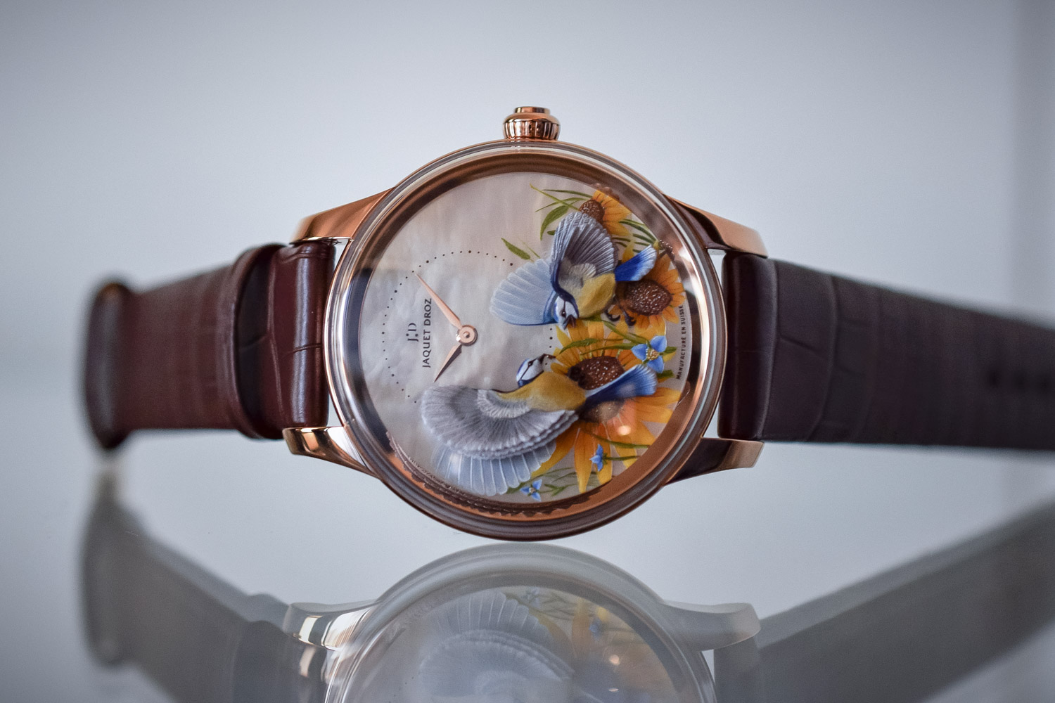 Jaquet Droz Petite Heure Minute Relief Seasons - Baselworld 2017